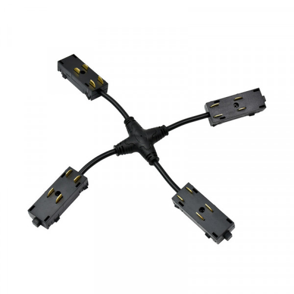 Гибкий Х-коннектор трека SMART Denkirs TR2116-BK
