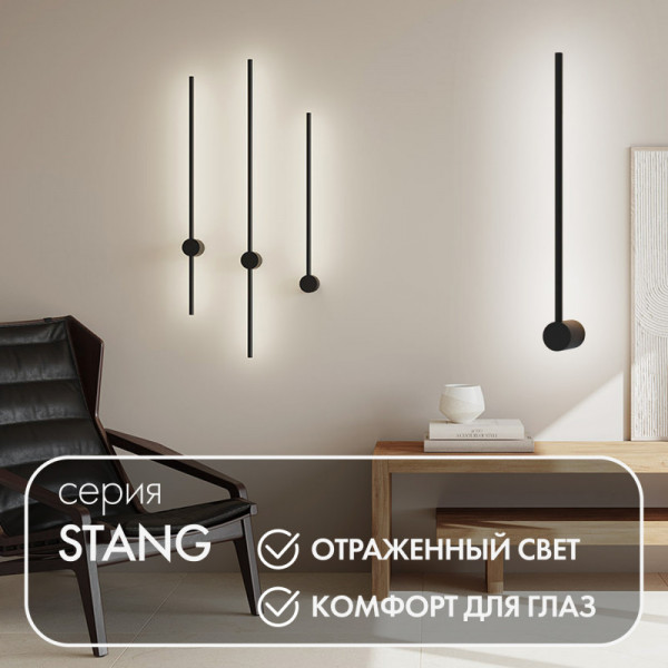 Настенный светильник Denkirs DK5010-BK