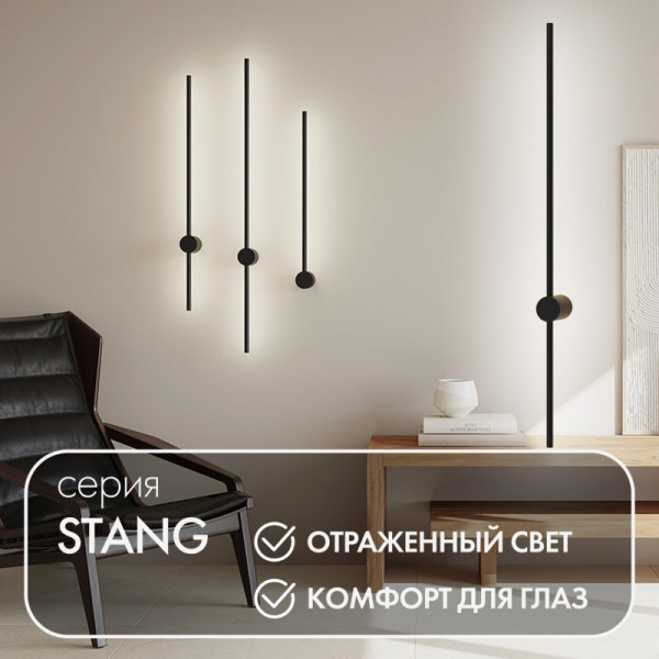 Настенный светильник Denkirs DK5014-BK