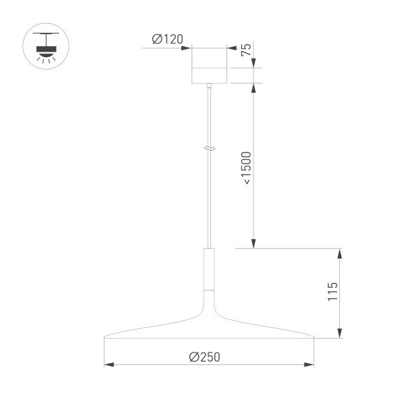 Подвесной светильник Arlight 035998