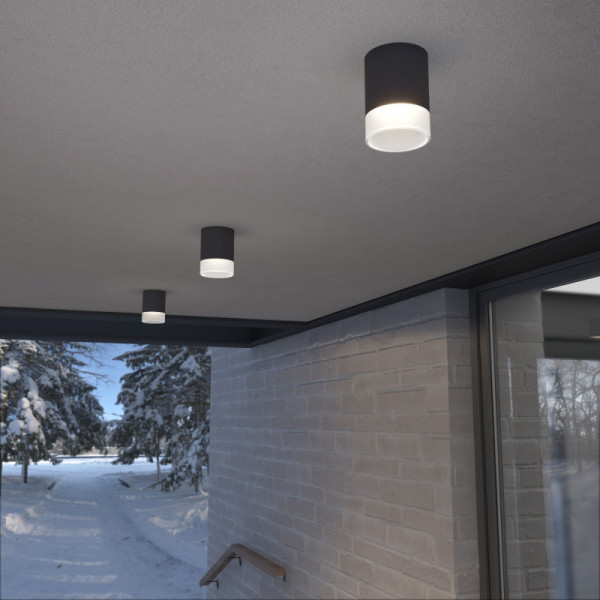 Накладной уличный светильник Elektrostandard Light LED 2107 (35140/H) черный
