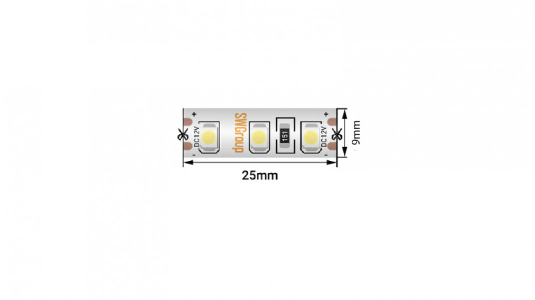 Лента SWG SWG3120-12-9.6-R-66-M красный