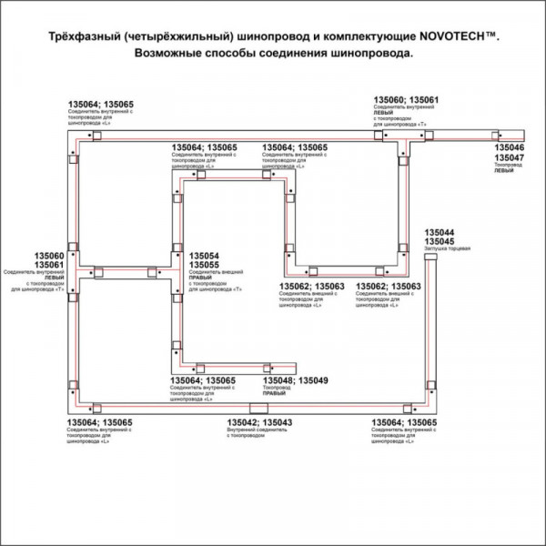Шинопровод Novotech 135239
