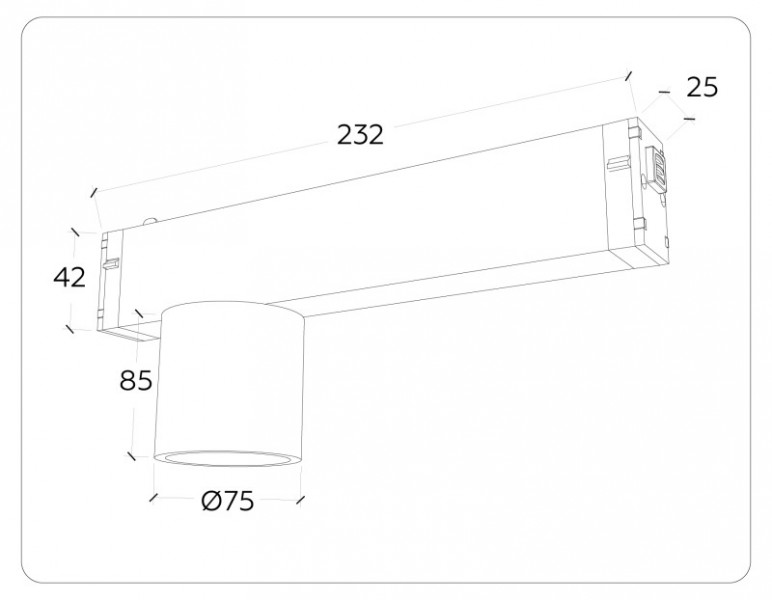 Светильник на шине Ambrella Light GL1242