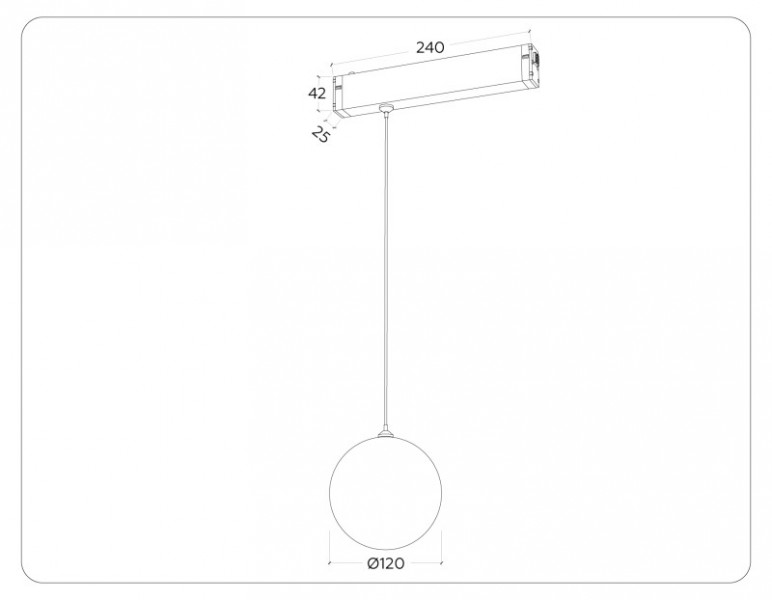 Светильник на шине Ambrella Light GL1441