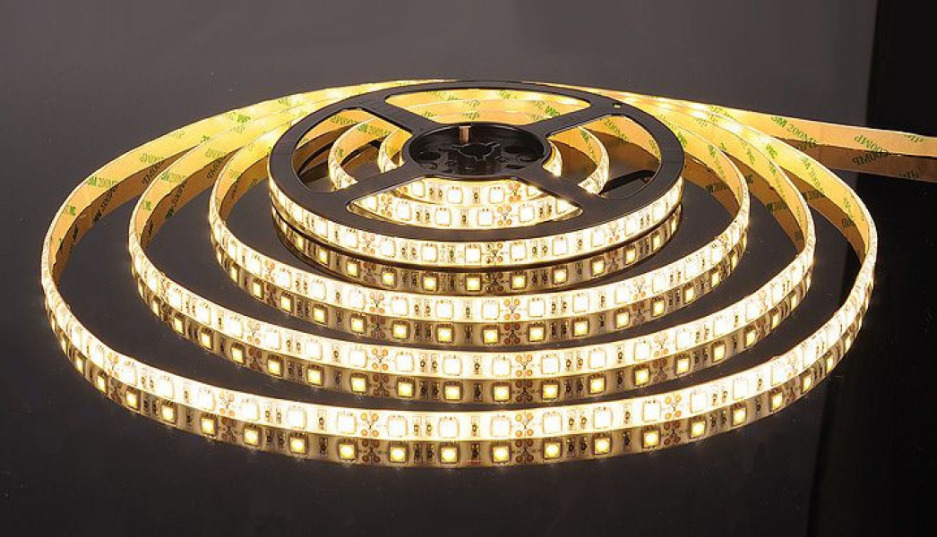 Лента Elektrostandard 5050/60 LED 14.4W IP65 [белая подложка] теплый бел