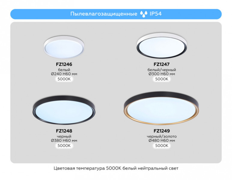 Накладной светильник Ambrella Light FZ1247