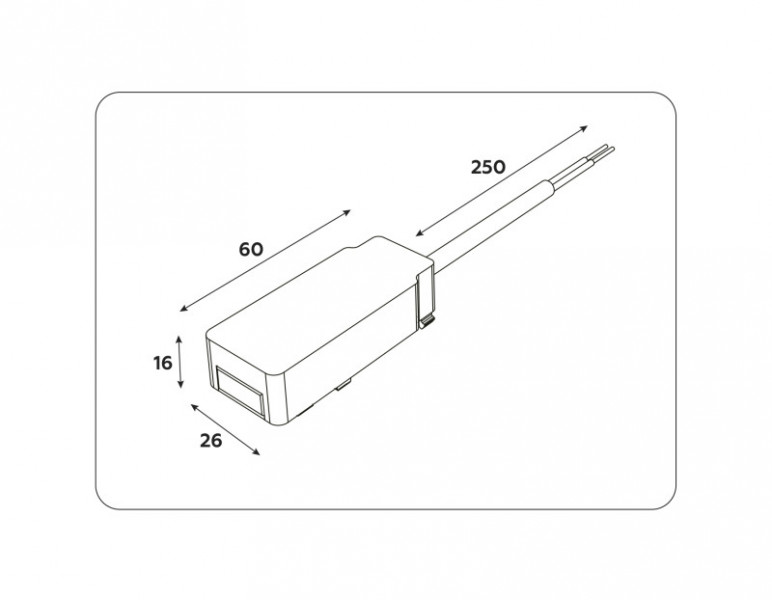 Подвод питания Ambrella Light GV1261